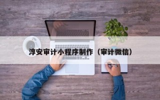 安达淳安审计小程序制作（审计微信）